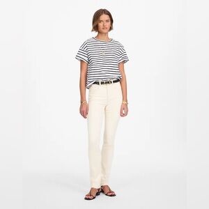 NWT Madewell Mid Rise Stovepipe Jeans in Vintage Canvas Stretch, NU07I, Size 26